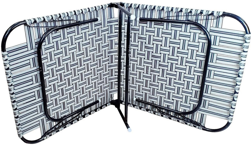 Malik Enterprises SINGLE FOLDING BED 3*6 Metal Single Bed, 182 cm x 72 cm (5.97 ft x 2.36 ft)(Finish Color - POWDER COATED, Delivery Condition - DIY(Do-It-Yourself))