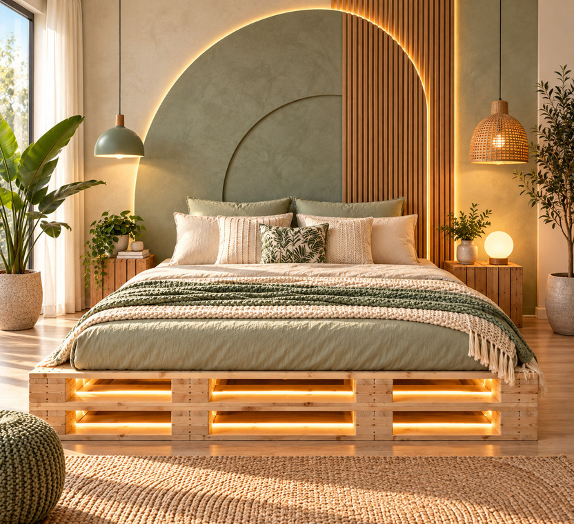 Prime Wooden Packers Beautiful Platform Bed Frame Engineered Wood Single Bed, 183 cm x 122 cm (6.0 ft x 4.0 ft)(Finish Color - Natural Plywood, Delivery Condition - DIY(Do-It-Yourself))
