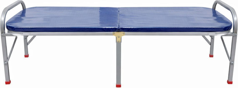 RSworld Metal Single Bed, 190 cm x 76 cm (6.23 ft x 2.49 ft)(Finish Color - Blue,  (Mattress Included), Delivery Condition - DIY(Do-It-Yourself))