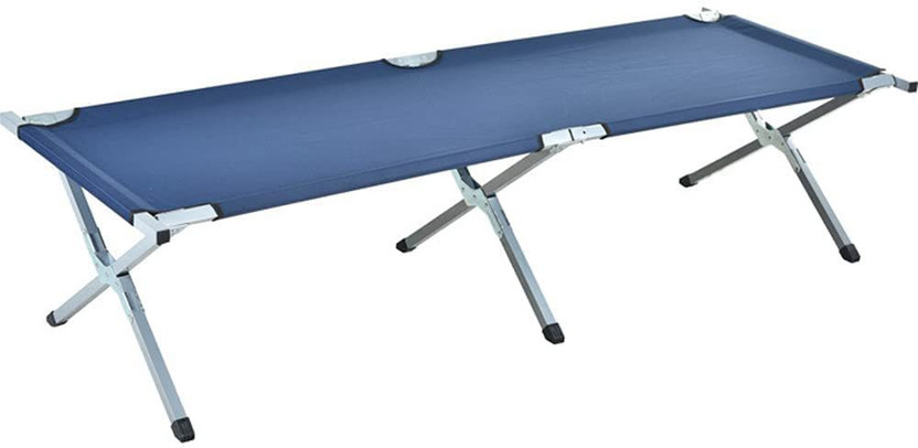 Cpixen Folding Lightweight Bed & Portable Camping Cot with Carry Bag Metal Single Bed, 40 cm x 60 cm (1.31 ft x 1.97 ft)(Finish Color - Multi Color, Delivery Condition - Pre-assembled)