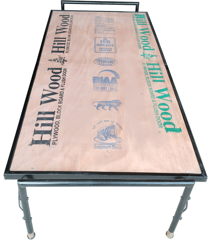 AASHI Metal Single Bed, 183 cm x 90 cm (6.0 ft x 2.95 ft)(Finish Color - BLACK, Delivery Condition - Pre-assembled)