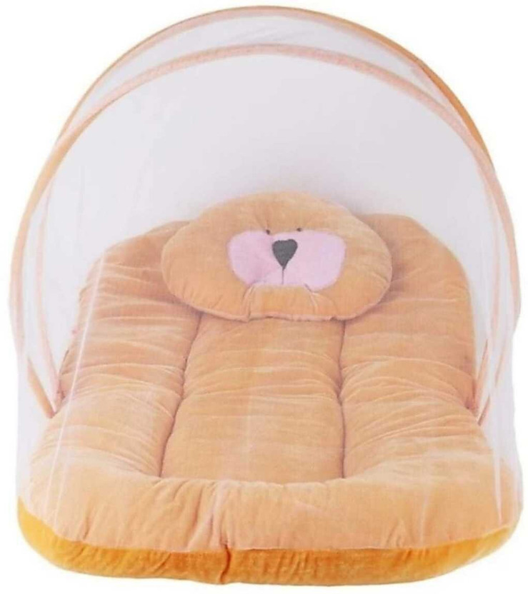 PCT Velvet Baby Bed Sized Bedding Set(Brown, 1)