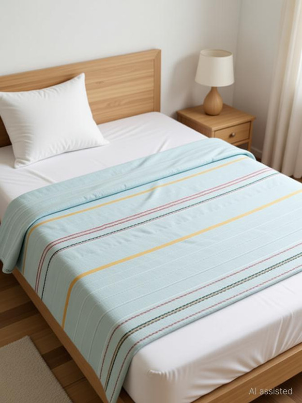 BASRAH BASRAH NIWAR Cotton Single Sized Bedding Set(White, 1) - Flipkart Deal