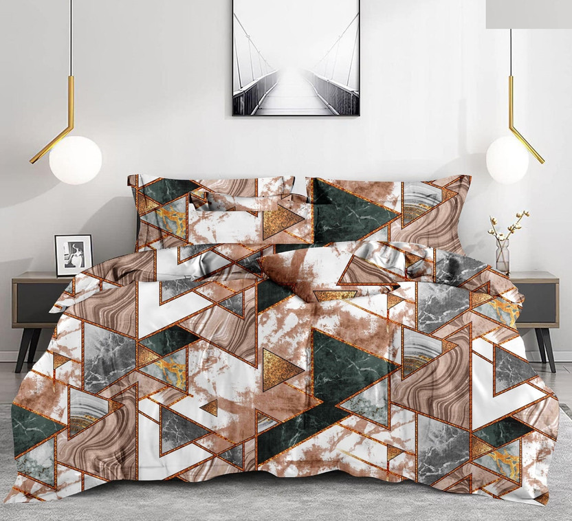 KARIDH Cotton Double King Sized Bedding Set(MARVEL, 5)