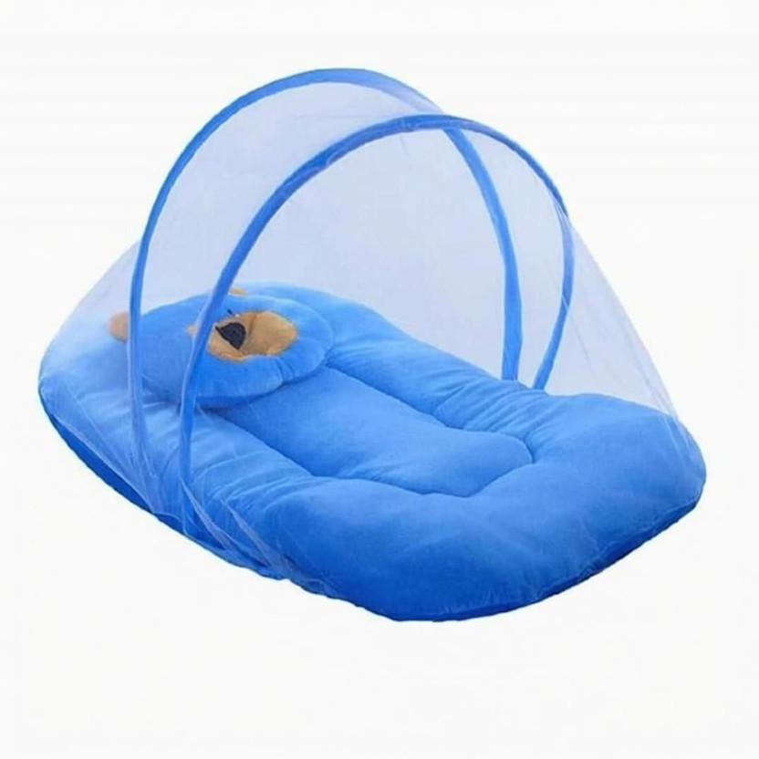 PCT Velvet Baby Bed Sized Bedding Set(Blue, 1)