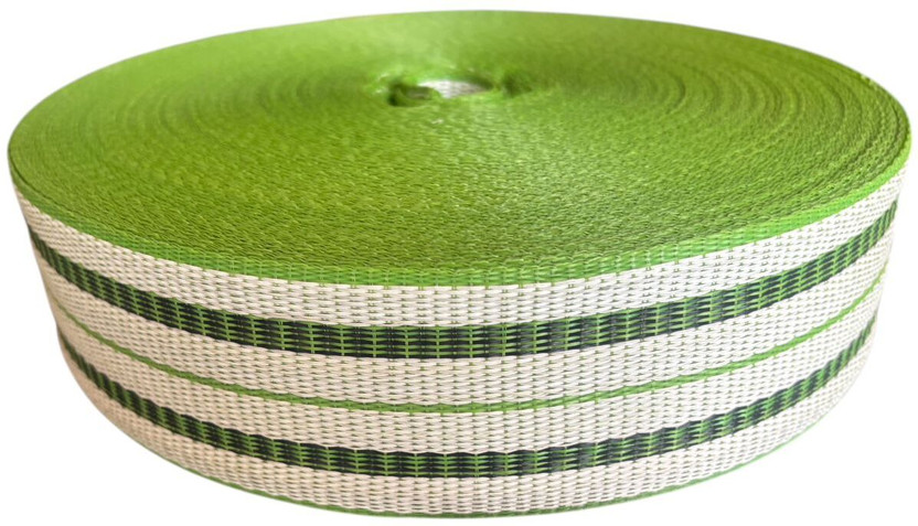 HB LIVING Cotton Single Sized Bedding Set(Green, Plastic Niwar Roll for Charpai & Folding Bed)