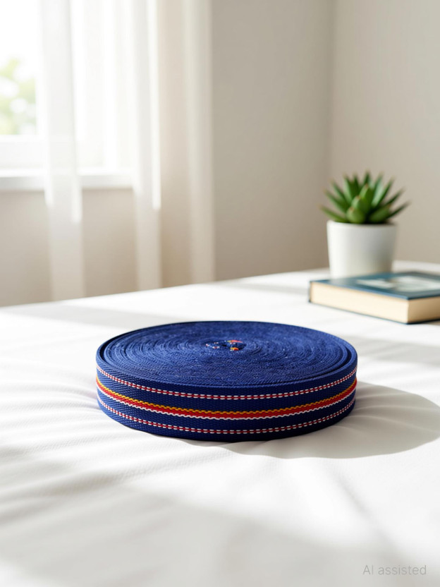 BASRAH BASRAH NIWAR Cotton Single Sized Bedding Set(Blue, 1 niwar roll) - Flipkart Deal