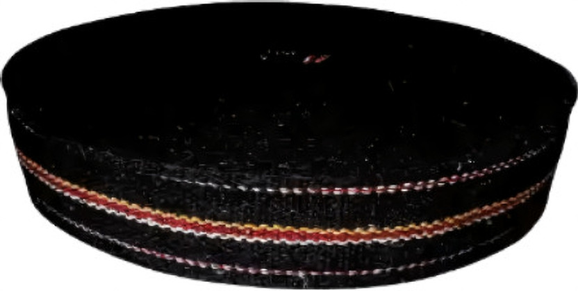 BASRAH NIWAR Cotton Double King Sized Bedding Set(Black, 1)