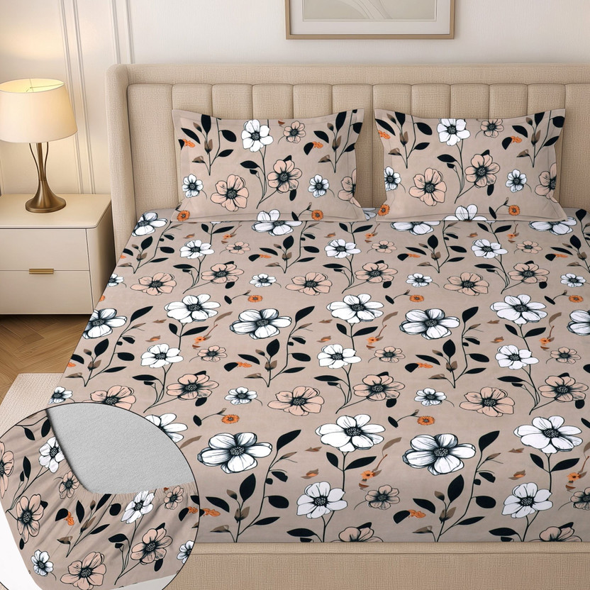 Flipkart SmartBuy Cotton Double Bed Cover(Multicolor)