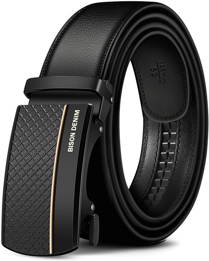 KILLER Men Formal, Casual, Party, Evening Black Artificial Leather Belt