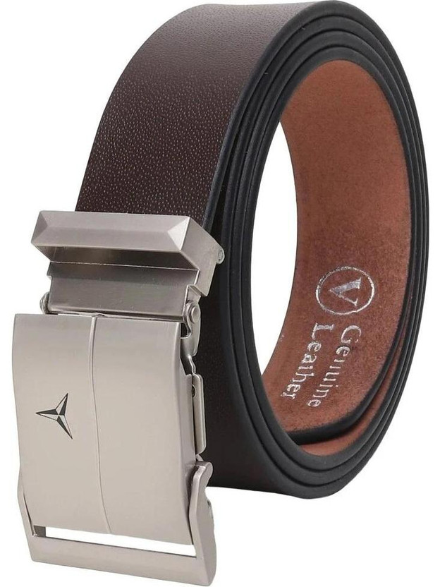 PROVOGUE Men Formal, Casual, Evening, Party Brown Genuine Leather Belt
