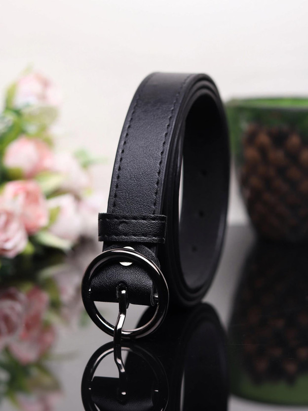 PROVOGUE PROVOGUE Women Casual Black Artificial Leather Belt - Flipkart Deal