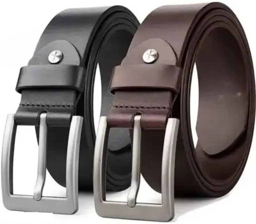 HENEDA Men Casual, Evening, Formal Multicolor Genuine Leather Belt