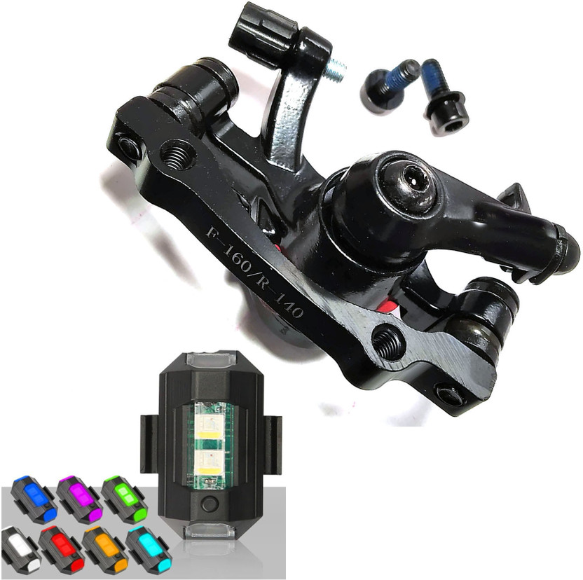 NSV Front Disc Brake MTB Mountain Bicycle Mechanical Caliper Alloy Brake and Light Bicycle Brake Disk