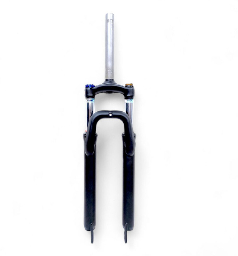 CARBON BIKE Suspension 27.5" Steel, Aluminium Alloy Mountain Bike Bicycle Fork(BLACK 100 mm)