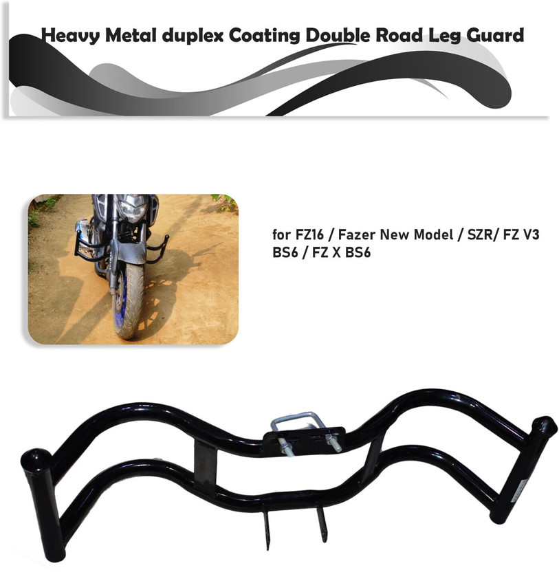 Huims Good material Leg Guard Compatible with Bike FZ V1, V2 & V3 Bike Crash Guard(Yamaha)