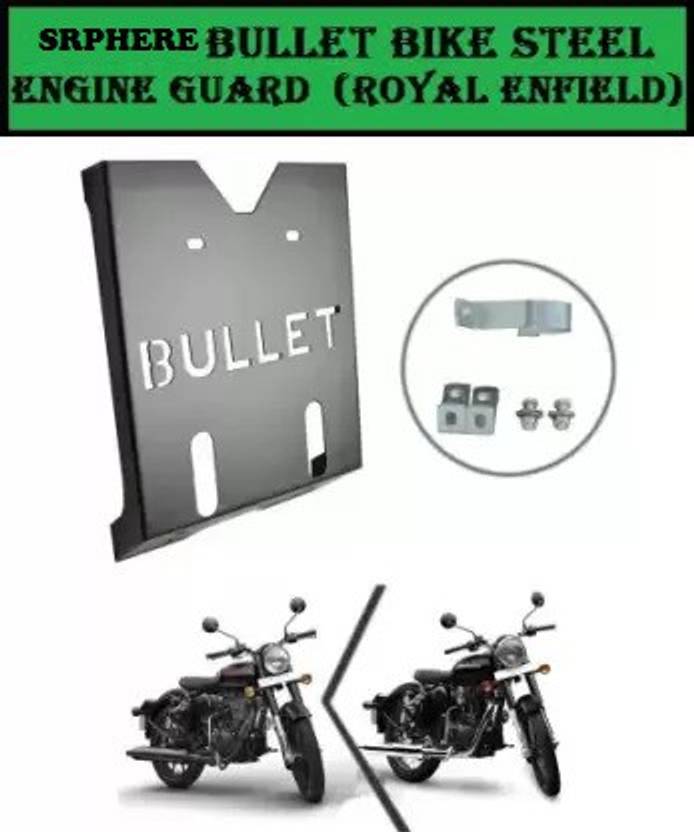 SRPHERE Bullet Designed Mud Protection Steel Engine Guard Standard 350/