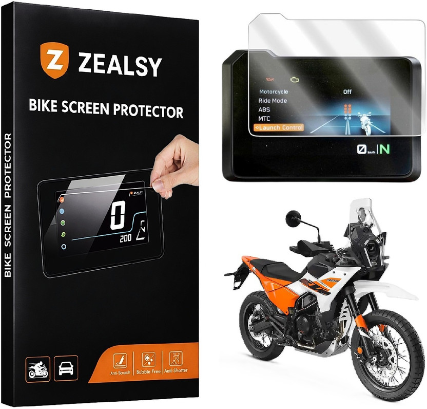 Zealsy Screen Guard Duke 390 Adventure X 3rd Gen Digital Speedometer Display Protector Bike Display Screen Guard(KTM)