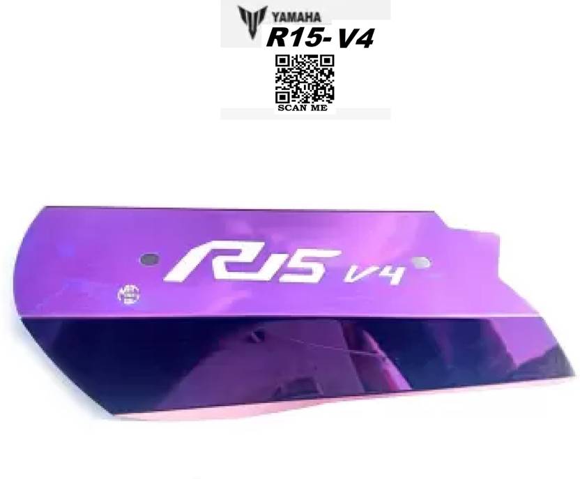 AIRSKY Premium Yamaha R15-V4 Exhaust Cover Silencer Protector (Purple ...