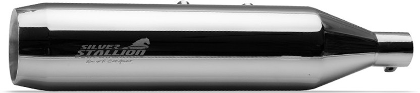 SILVER STALLION PERFORMANCE Royal Enfield 350 Twin Spark Slip-on Exhaust System(Stainless Steel)