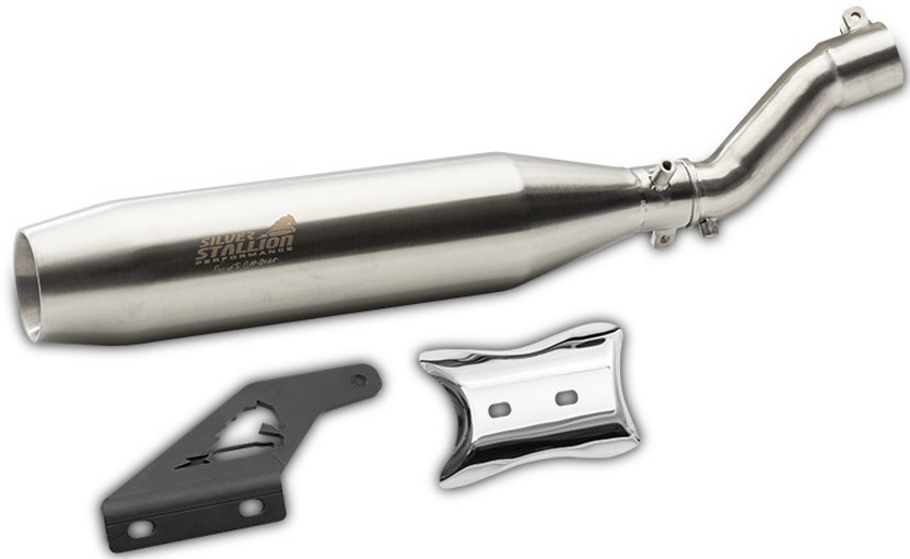 SILVER STALLION PERFORMANCE TRIUMPH -SPEED 400 / T4 / SCRAMBLER / 400X NA NA Slip-on Exhaust System(Stainless Steel)