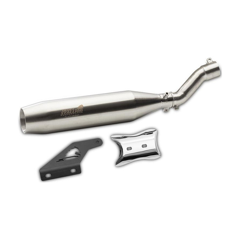 SILVER STALLION PERFORMANCE TRIUMPH -SPEED 400 / T4 / SCRAMBLER / 400X NA NA Slip-on Exhaust System(Stainless Steel)