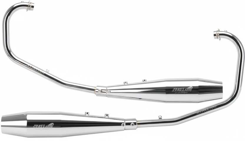 SILVER STALLION PERFORMANCE Royal Enfield NA Full Exhaust System(Stainless Steel)
