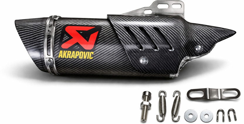 BikeFashionMart Universal Performance Series Universal For Bike Universal For Bike Slip-on Exhaust System(Carbon Fiber)