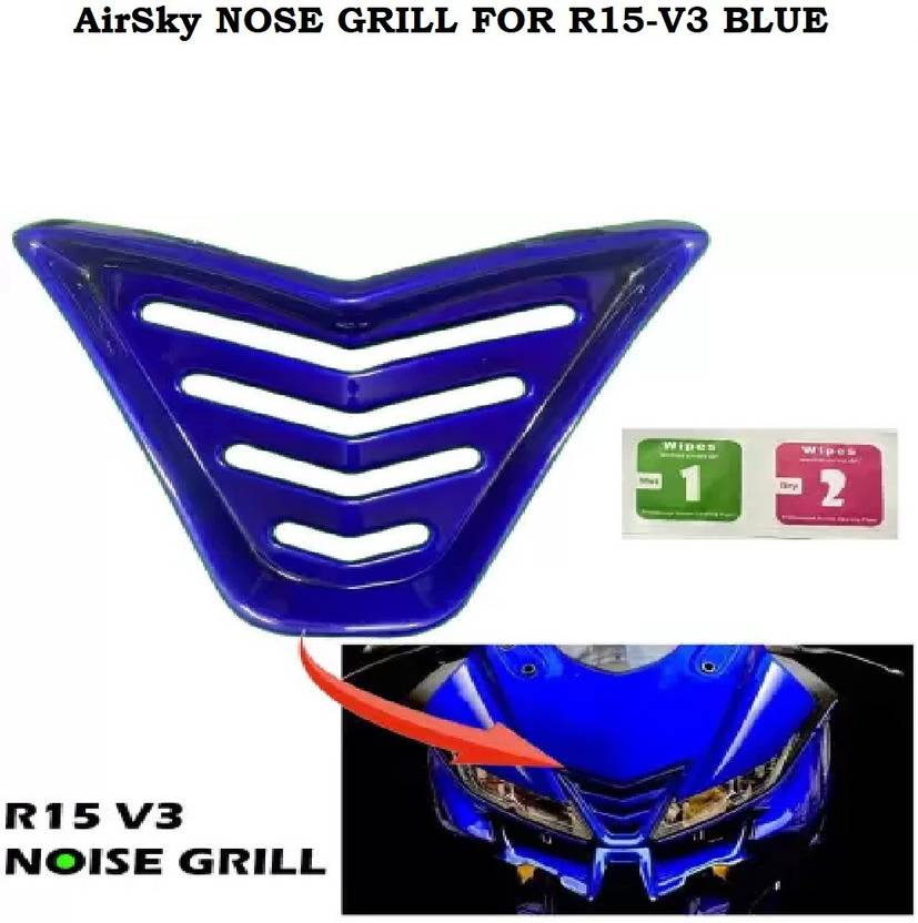 AIRSKY Nose Grill For Yamaha R15V3 Blue Bike Fairing Kit Price in
