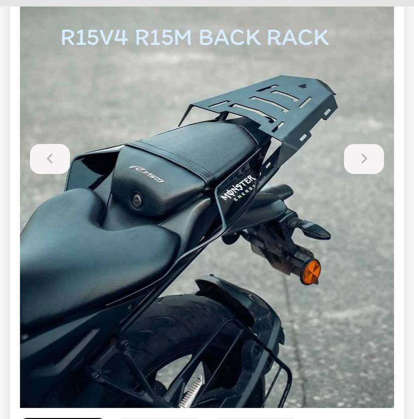 Auto MT R15V4 R15M Back Rack Seat Extender Trail Expedition Carrier