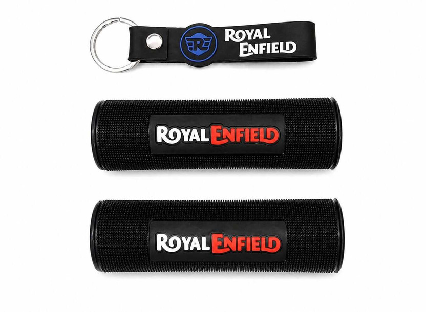 MotoBlink RE-GP-X1 Handle Bar Grip For Royal Enfield Classic 350(Pack of 2)