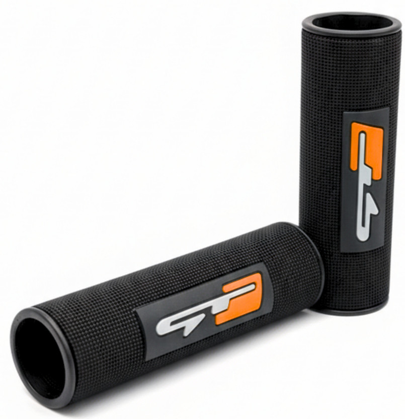 ssmmoto Gt Orange Silicon Grip Handle Bar Grip For Royal Enfield Classic(Pack of 1)