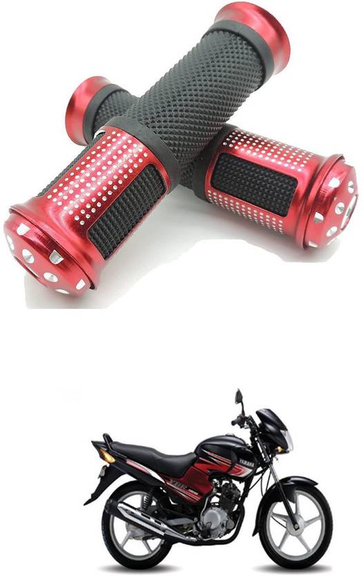 LOVMOTO Universal Bike Scooty Rubber And plastic Handle Grip Anti Slip