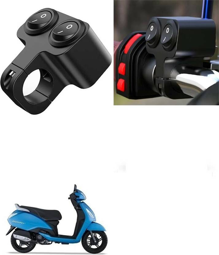 SRPHERE Motorbike Handlebar Mount on-Off DC 12V Dual Button Switch For ...