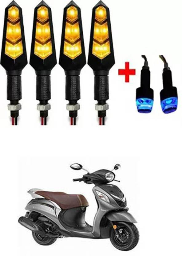 FKOK Bike Indicator Light And Bike Handle Light For Fascino Bike