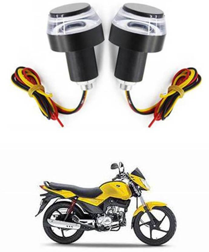 FKOK Bike Handle Bar LED White/Blue For Stallio Bike Handlebar Weights