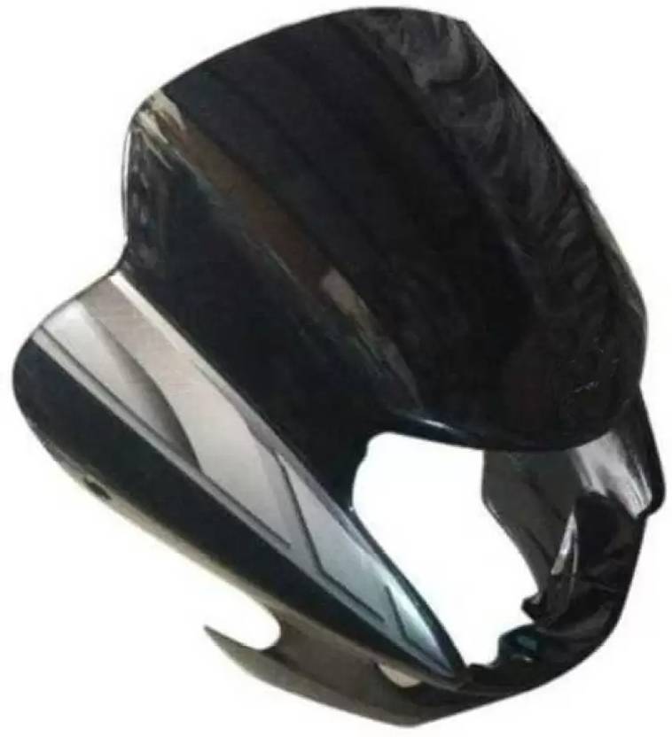 plutoauto original Headlight Visor For HF Deluxe (Black Grey) Bike