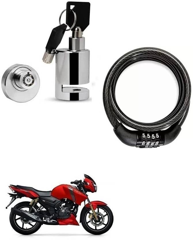 AS TRADERS Heavy Duty Disc Brake Lock with Heavy Number Lock for TVS
