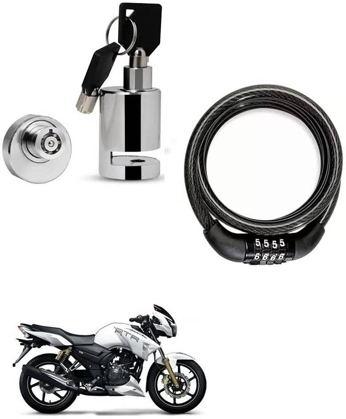 AS TRADERS Heavy Duty Disc Brake Lock with Heavy Number Lock for TVS