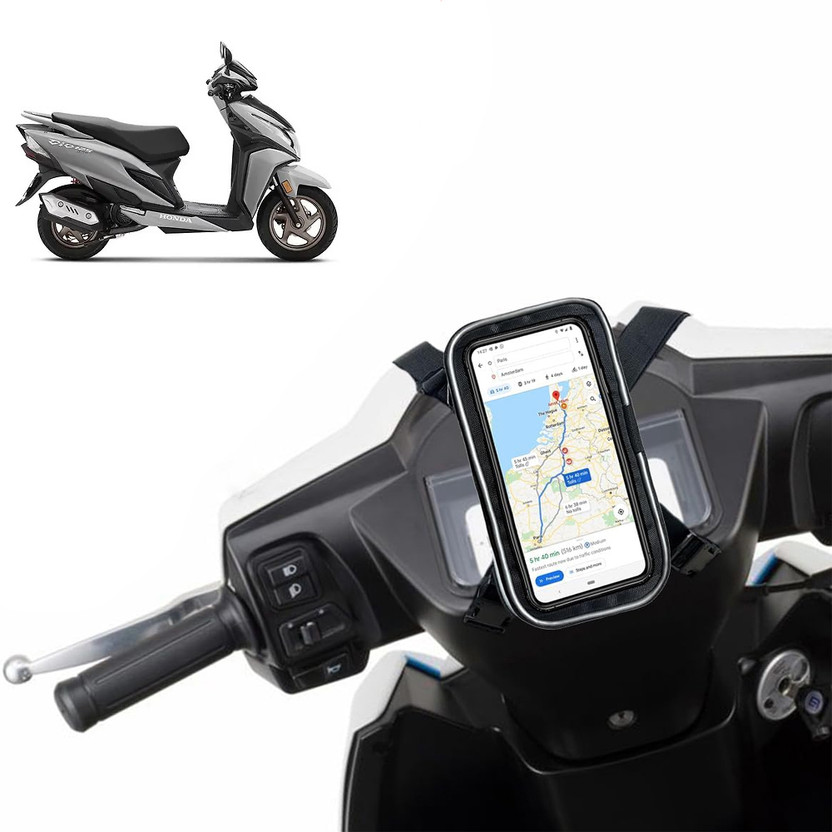 GOSHIV-car and bike accessories Scooter/Scooty Mobile Holder for Dio Bike Mobile Holder(Black)