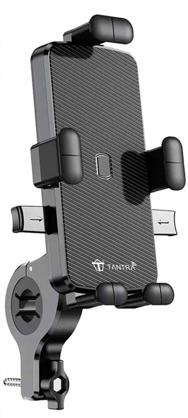 TANTRA S15A Universal Mount Holder 360 Degree Rotating Bike Mobile Holder(Black)