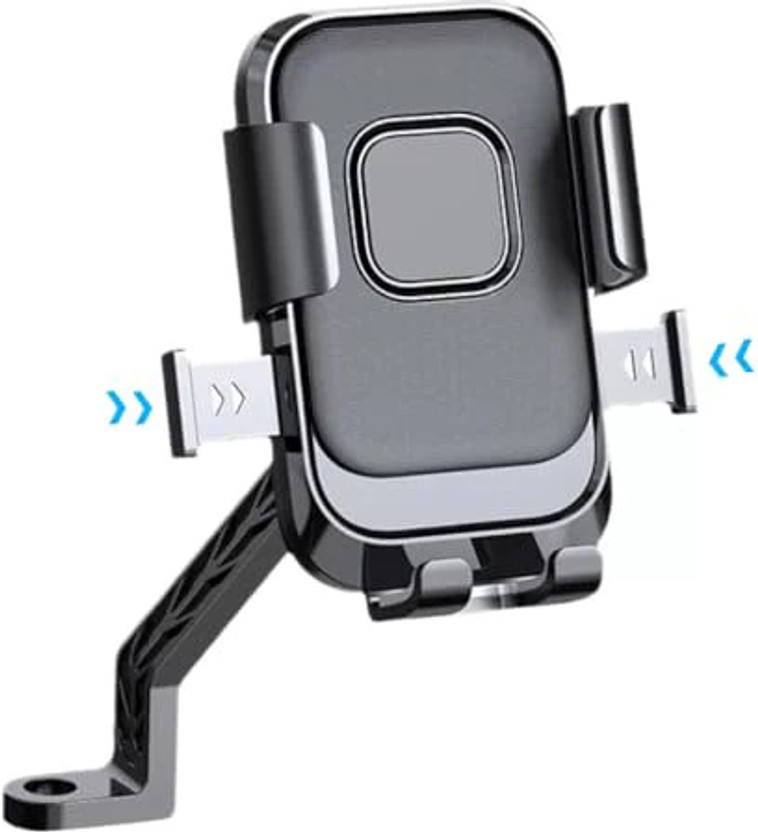 X9X XY-089 Bike/Scooty Mobile Holder 360° Rotation Lock Clamp for Bike GPS Bike Mobile Holder(Black, Multicolor)
