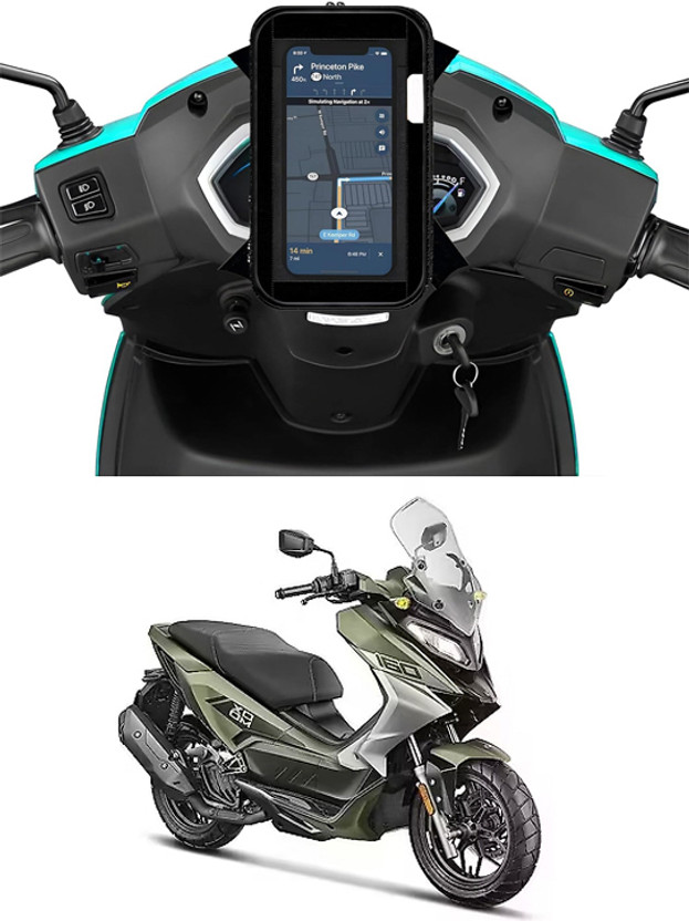 GOSHIV-car GOSHIV-car and bike accessories Bike mobile Holder for Scooty Xoom 160 Bike Mobile Holder(Black) - Flipkart Deal