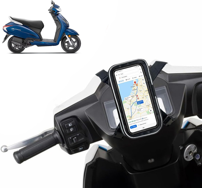 GOSHIV-car and bike accessories Scooter/Scooty Mobile Holder for Activa Bike Mobile Holder(Black)