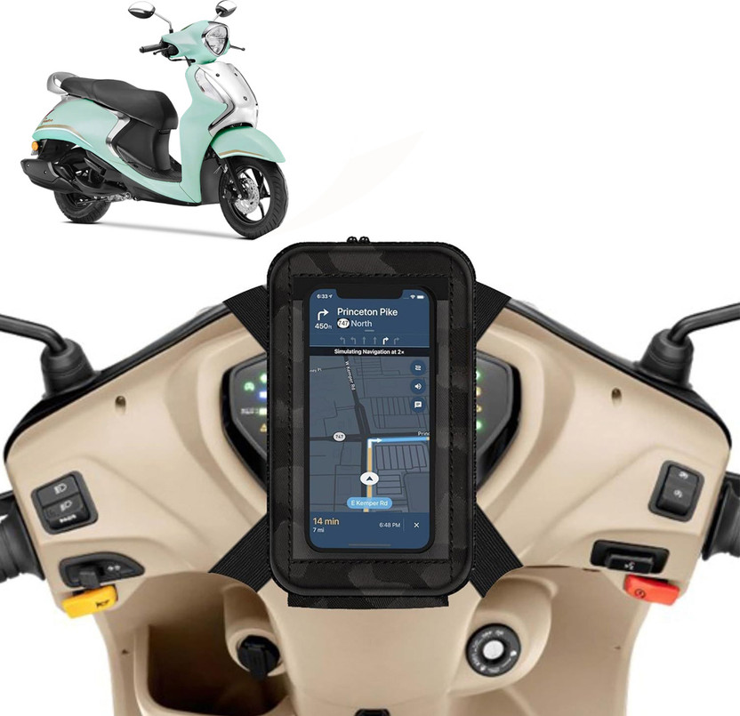 GOSHIV-car and bike accessories Scooter/Scooty Mobile Holder for Fascino Bike Mobile Holder(Multicolor)