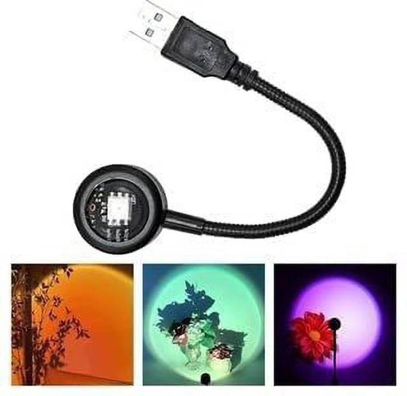 Linsden USB Night Light Romantic Visual Ambient Projector Lens Price in