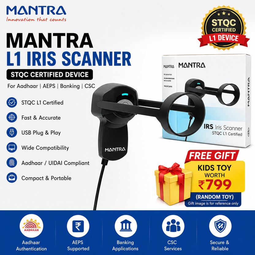 MANTRA Model Name: MIS100 L1 Access Control, Door Locks, Payment Device, Time & Attendance(Card, Face, Fingerprint, ID, Iris, Password)