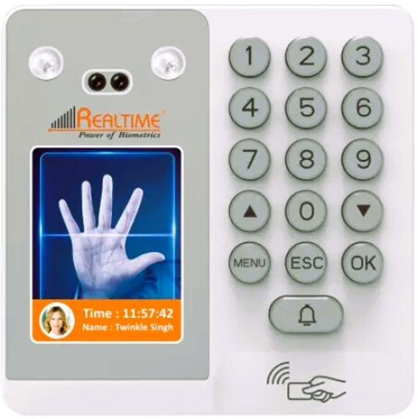 Realtime TD1D (FP) Face Palm Recognition Attendance System Access Control(Card, Face, Password)