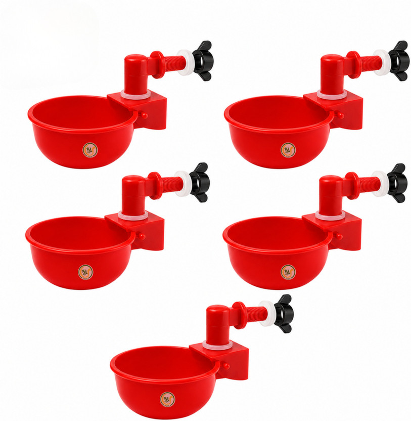 Cj farms and agritech Common Bird Feeder(Red)