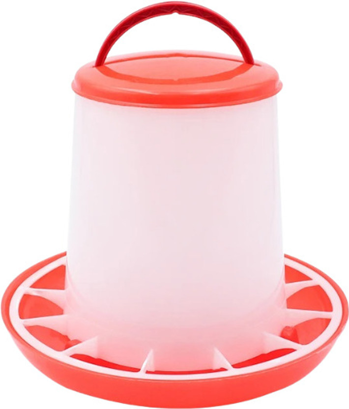 Flipkart TM&W Semi Automatic 1.5Kg Feeder for Poultry, Duck, Turkey, Quail and Peacock Common Bird Feeder(White) - Flipkart Deal